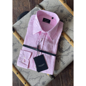 SAND COPENHAGEN Pink Linen Shirt